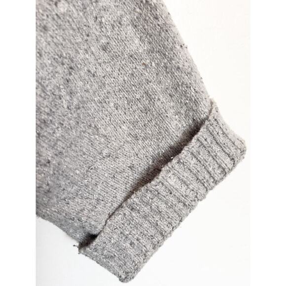 Margaret O'leary Sweater Knit Open Cardigan Pockets Grey XS Small Lagenlook - Picture 3 of 9